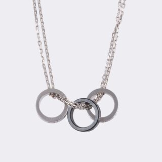 Cartier - Three 'Love Diamond Pave' Pendant on Chain