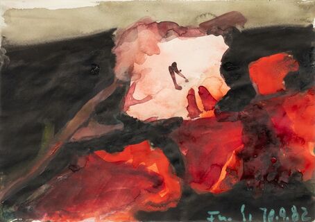 Klaus Fußmann - Red Flowers