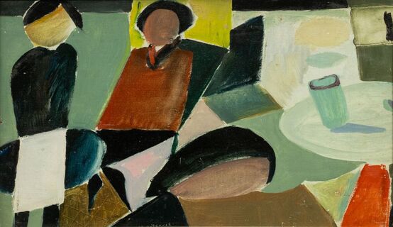 Horst Skodlerrak - At the Café