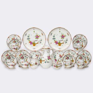  - Coffee service 'Sheaf pattern' for 12 persons