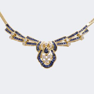  - Sapphire Diamond Necklace