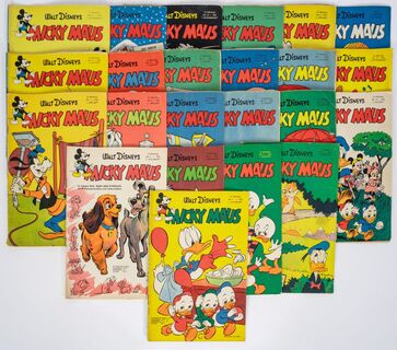  - Walt Disney's Mickey Mouse Comics - Bundle 1956, 1957, 1958