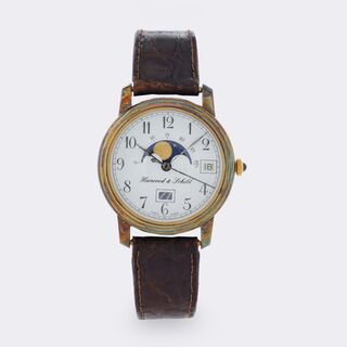 Harwood & Schild - Men's Wristwatch with Moon Phase and Tilde