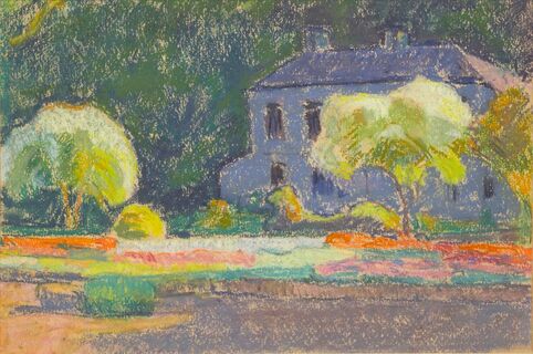 Ivo Hauptmann - Blue House in Southern France