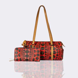 Louis Vuitton - Limited 'Pumpkin Dots' Papillon Bag & Wallet Yayoi Kusama Edition