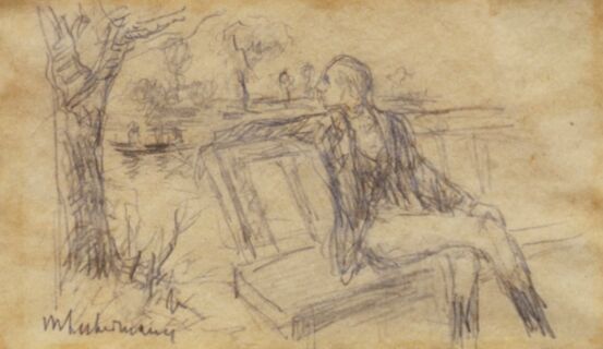 Max Liebermann - The Boat Party