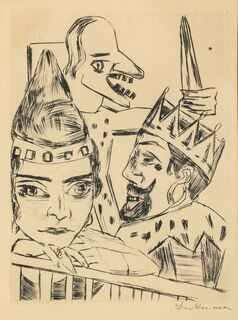 Max Beckmann - König Jerum und seine Frau, die Prinzessin
