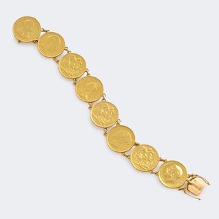  - Bracelet with Gold Coins