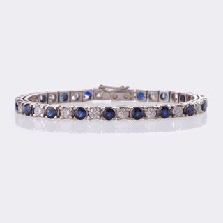  - Sapphire Diamond Bracelet