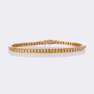  - Rare White Diamond Tennis Bracelet