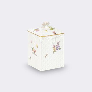  - Tobacco jar with floral painting