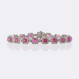  - Ruby Diamond Bracelet
