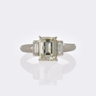  - Diamond Ring in Emerald Cut