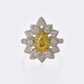  - Multicoloured Fancy Diamond Ring