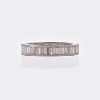  - Rare White Diamond Memory Ring