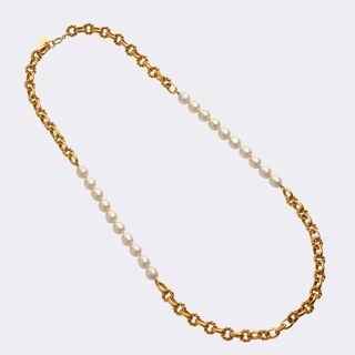 Chanel - Sautoir With Faux Pearls