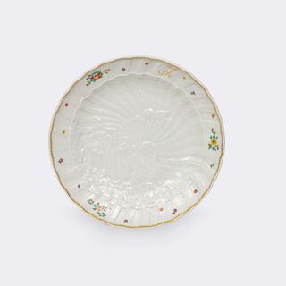 Johann Joachim Kaendler - Round serving plate from the Swan service