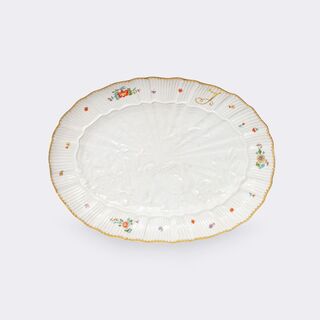 Johann Joachim Kaendler - Oval serving platter from the Swan service