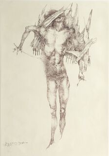 Heinz Zander - Ikarus entering the Troposphere
