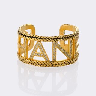 Chanel - Bangle With Rhinestones