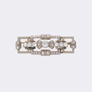  - Art Déco Diamond Brooch