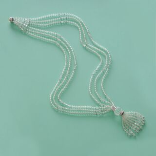  - Long rock crystal brilliant necklace