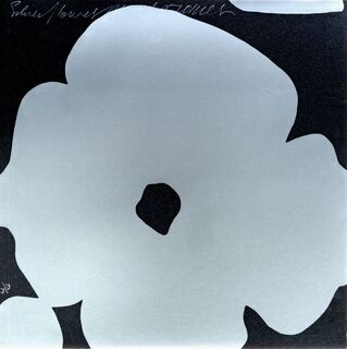 Donald Sultan - Silver Flower March 5