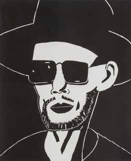 Alex Katz - Black Hat Tim