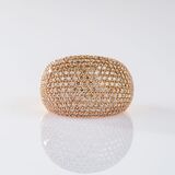 Fancy Diamonds 'Bague bombée' Ring - image 1