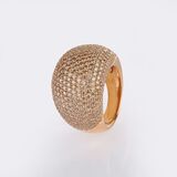 Fancy Diamonds 'Bague bombée' Ring - image 2