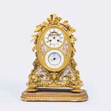 Rare Four Season Pendule 'Perpetual Calendar' with Moonphase and Brocot Escapement - image 2