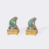 A Pair of Ritual Cloisonné Vessels - image 2