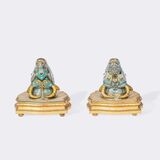 A Pair of Ritual Cloisonné Vessels - image 5