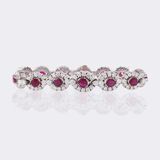 Ruby Diamond Bracelet - image 1