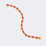 High carat and Bracelet with natural Birma Rubies - image 2