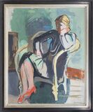 Woman in an armchair - Hildegard Eggers-Kestner - image 2