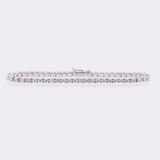 Fine white tennis bracelet - image 1