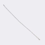 Fine white tennis bracelet - image 2