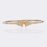 Bicolor brilliant bangle - image 2