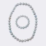 Tahitiperlen Collier mit Armband - Bild 1