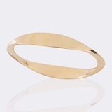 Modern gold bangle - image 1