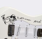 Hand-signed And Painted E-Guitar by Udo Lindenberg - image 4