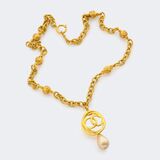 CC Chain With Faux Pearl - image 3