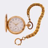 Savonette Pocket Watch on Chain - image 2