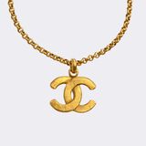 Necklace With CC Pendant - image 1