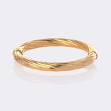 Gold Bangle Bracelet - image 2