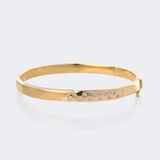Diamond Bangle Bracelet - image 2