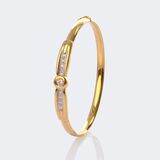 Diamond Bangle Bracelet - image 1