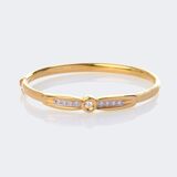 Diamond Bangle Bracelet - image 2