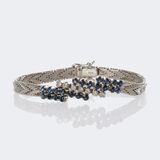 Sapphire Diamond Bracelet - image 1